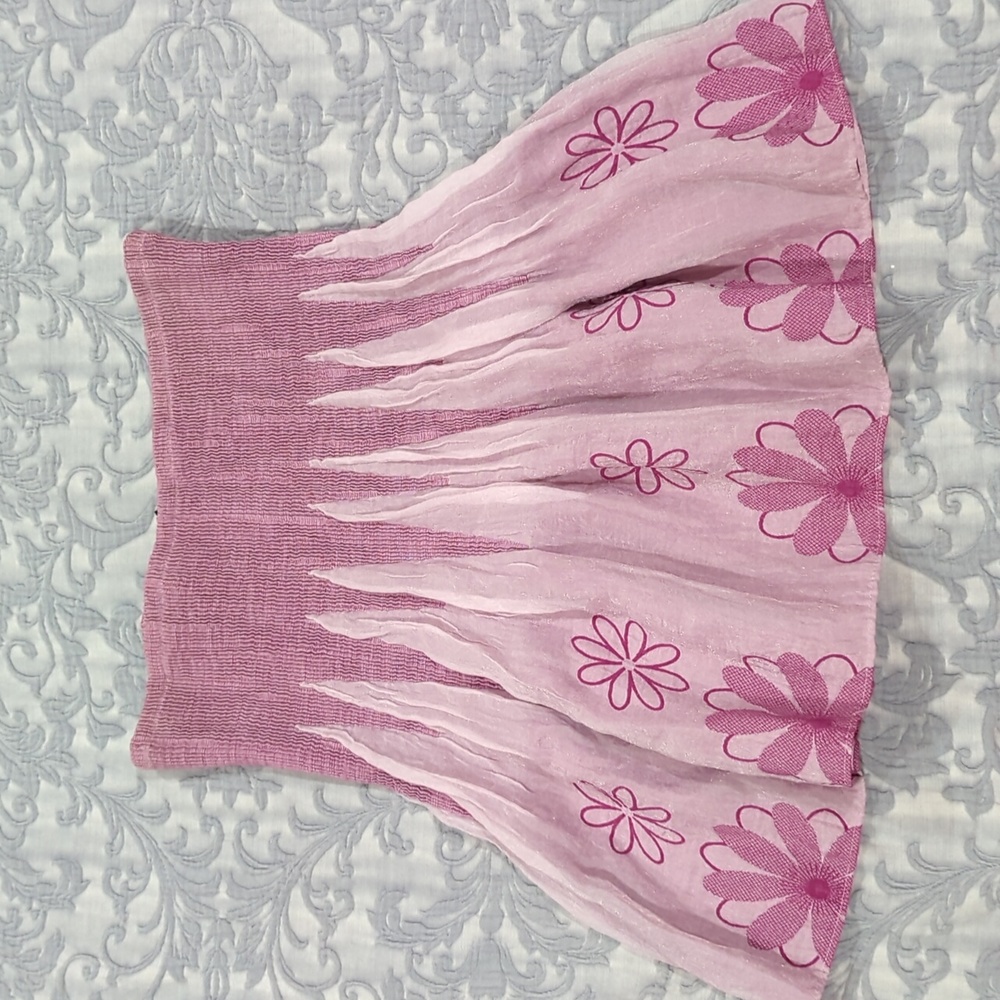 SDI Pink sleeveless top or skirt One Size